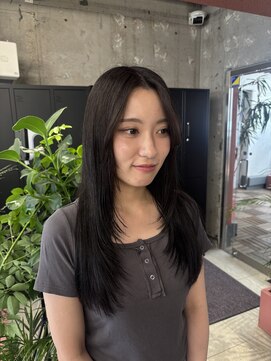 キャラハーフ 池袋東口店(KYARA HALF) 【RUI】フェイスレイヤー/地毛風カラー