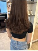 【担当きょうこ】ざくざくレイヤー透明感艶感オレンジベージュ