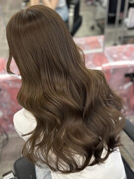 ペレ 栄店(PELE) くびれヘア/アプリコットオレンジ/夏のヘアアレンジ/栄