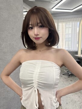 ボタン ハカタ(VOTAN hakata) @votan_juri/博多/顔周りカット/ベージュカラー