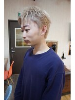 ロム 札幌大通(LOM)&nbsp;メンズハイトーンスパイキーショート【札幌】