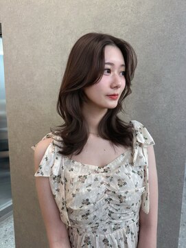 ボタン ハカタ(VOTAN hakata) 【柿本真優】前髪なし/流れる顔周り/くびれヘア