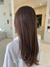 全体染めオーガニックカラー＋カット　￥10450  