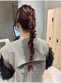 【大宮】結婚式×編みおろしアレンジ