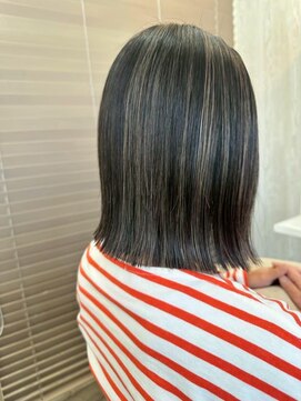 ハイレート ウニクス川越店(Hairate) 【Hairate本川越】切りっぱなしボブ×ハイライト