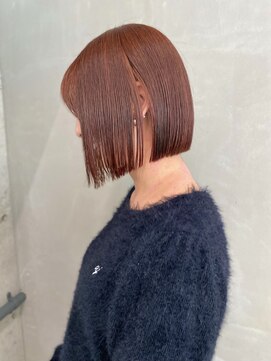 キーチェ 梅田中崎町(keych) レイヤーカット/ミディアム/カラー/縮毛矯正/大阪梅田/中崎町