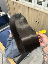 キング 梅田店(K!ng)&nbsp;縮毛矯正髪質改善ハイライトレイヤーカット梅田美容室エクステ