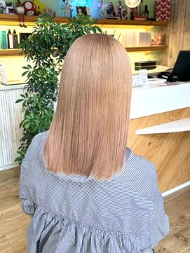 スカイ(SKY) 透明感カラー/髪質改善/縮毛矯正/韓国風レイヤーカット