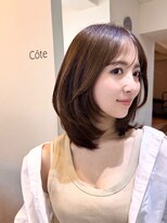 コート 表参道(Cote)&nbsp;Cote 美髪/オリーブベージュ/セミディ/カットレイヤーボブ