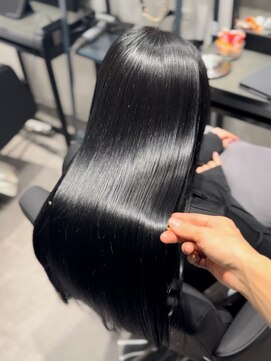 ベル 新宿店(Vel) 暗髪似合わせロングレイヤーカット美髪縮毛矯正トリートメント