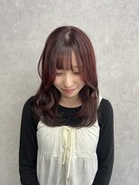 ニコ サガ(NIKO Saga) 佐賀/暖色カラー/ボブカット/透明感カラー/ピンクカラー