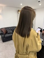 グランドライン(GRAND LINE)&nbsp;ブリーチなし　オリーブ　アッシュ　明るめ