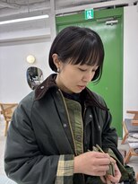 シカ(sica)&nbsp;襟足ギリギリまで詰めたミニボブ