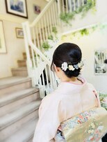 美容室 ティンカーベル 着物ヘア