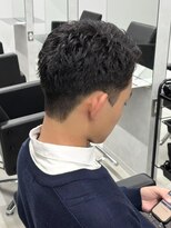 エルマーク メンズパーマ 心斎橋(L-MARK)&nbsp;アップバング/短髪/ツイストパーマ/ブリーチ/メンズ/学割