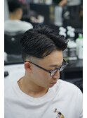ツーブロックサイドパート