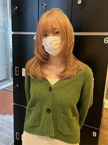 インク サカエ(inq sakae)&nbsp;ケアブリーチ2回/トリプルカラー/イエローベージュ/レイヤー