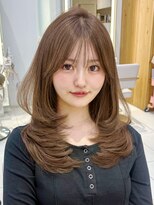 アフロートリノ(AFLOAT Leino)&nbsp;朝3分で簡単かわいい◎韓国ミディアムレイヤー