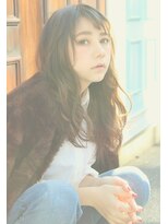 ジジバイワースホワイル(jiji by WORTH WHILE)&nbsp;透明感ブルージュカラー☆ほつれパーマ☆