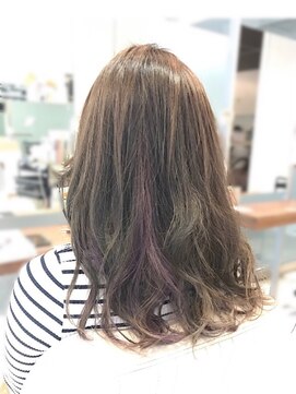 ティーズヘアー(T's HAIR) グレージュ×インナーカラー