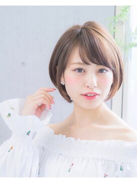 ネオリーブアイム 横浜西口店(Neolive aim) 大人かわいいひし形シルエットのショートボブ