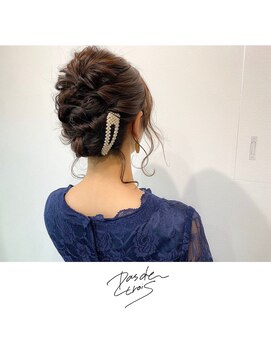パドトロワ(Pas de trois) 新潟×結婚式お呼ばれヘアセット×ナチュラルブラウン