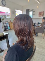 オレンジ(orange)&nbsp;ミディアムゆるウェーブ