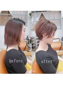 【Hair Make I`ll 奈良】　ビフォーアフター