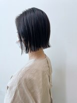 ヘアーポケット リタ(HAIR POCKET ritta) 切りっぱなしミニボブ  × 地毛風暗髪