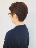 白髪染め/50代60代/ベリーショート/グラデーションショート/