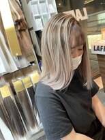 ラフ(LAFF)&nbsp;#黒髪#ボブルフ#ネビージュ#小顔#ワンレン