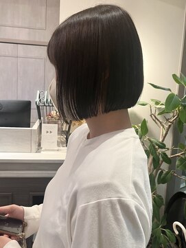 ヘアーデザイン シュシュ(hair design Chou Chou by Yone) ☆chouchou☆顎ラインボブ×暗髪