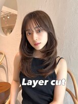 ルル 表参道(lulu.) 小顔カット　レイヤーカット　ロングレイヤー