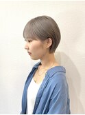 まるみショート/グレージュ