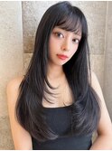 前髪カット 酸性ストレート 髪質改善 カット 艶髪/995