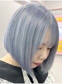  bob×pail blue [新宿駅/イメチェン/ハッシュカット]