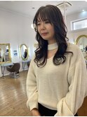 上品巻き髪パーマ