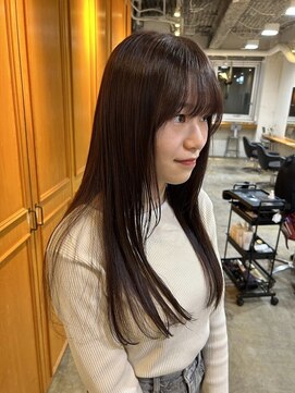 グリーン 渋谷(green) 小顔モードプリカールチョコレート大人ガーリー外ハネボブ