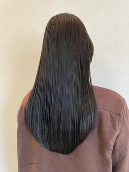 リアン(Lien)の写真/【大元駅すぐ】髪質改善ストレートで、憧れのうる艶髪へ♪ダメージレスで自然なストレートが手に入る☆