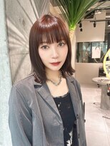 ロンドローズ 名古屋(Lond damaskRose)&nbsp;学割 ブリーチなしダブルカラー ブリーチ 髪質改善 ボブ ＊408