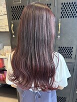 アチーブリス(achieve Liss)&nbsp;グラデーションラベンダーカラーゆるふわなみなみウェーブロング