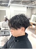 センターパート×ツイストスパイラル【メンズ/松戸】