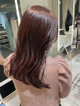 ザザ 高田馬場(ZA/ZA) ブリーチなしのピンクカラー