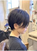 顔まわり長めクールショート20代30代40代