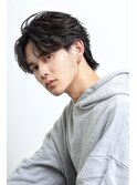 ニュアンス フェザーパーマ センターパート