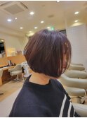 似合わせカット/大人ボブ/艶カラー