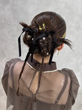 ベル(belle) レイヤーカット/エクステ/暖色カラー[天文館]