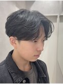 センターパート/コンマバング/韓国ヘア/ニュアンスパーマ
