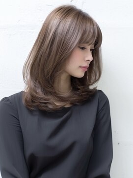 アルトリスト(Altruist Aging×HAIR&SPA) ★ダークアッシュ大人ガーリーボブ着物ミディアムレイヤーカット