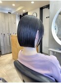 黒髪でも可愛いミニボブスタイル【渡辺俊弥】梅田